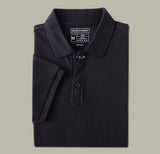 Pique polo black