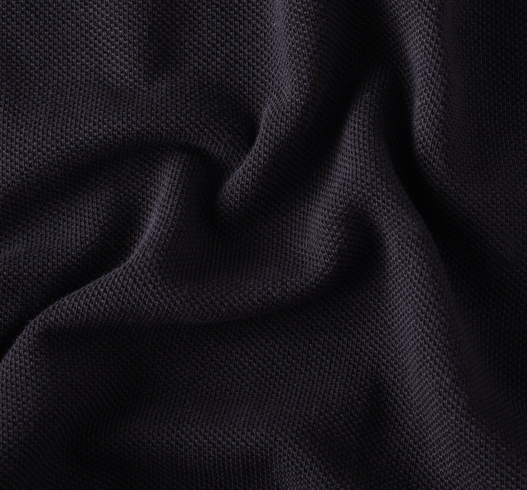 Pique polo black