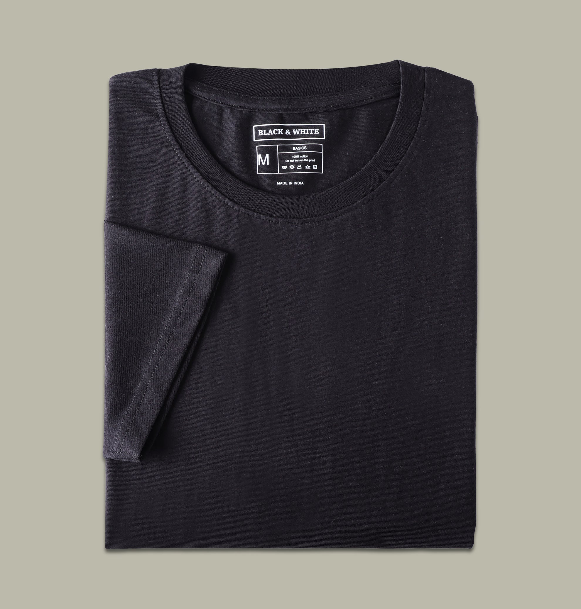 SJ round neck black