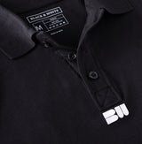 Interlock polo black