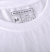 White Round Neck T-Shirt for Men