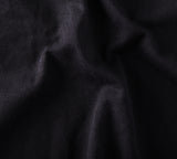 Plated jersey round neck black