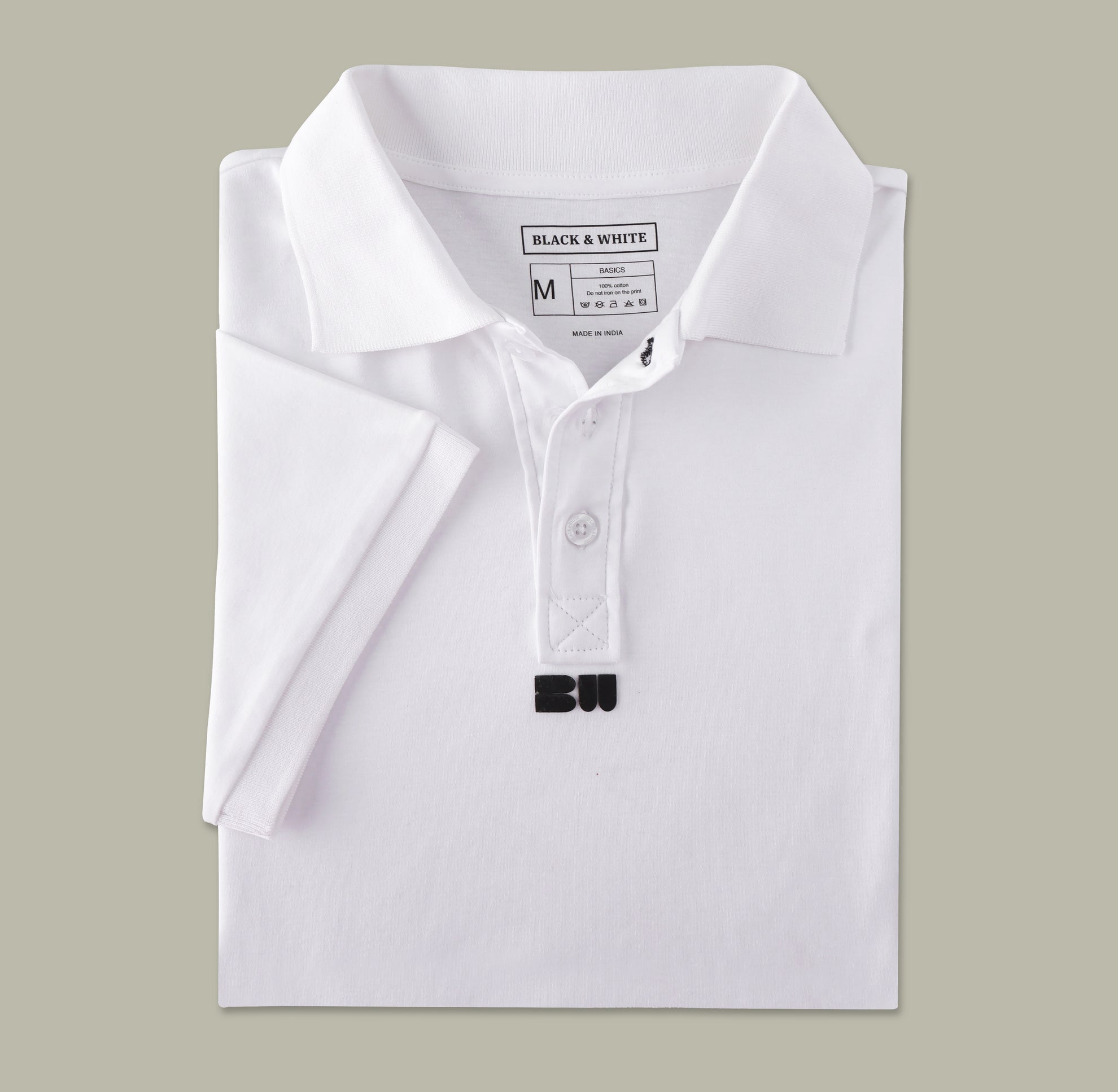 Interlock polo White