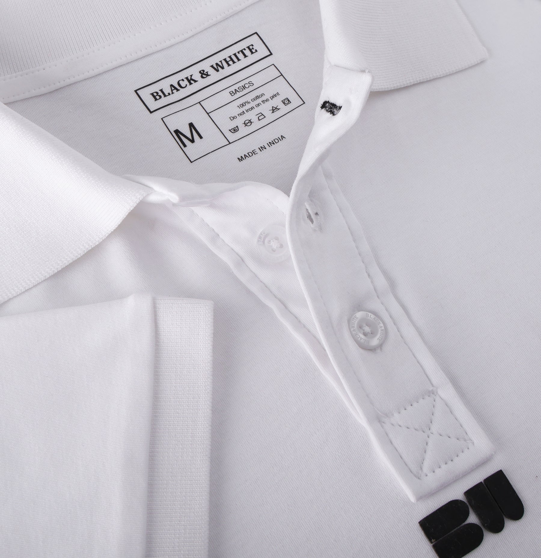 Interlock polo White