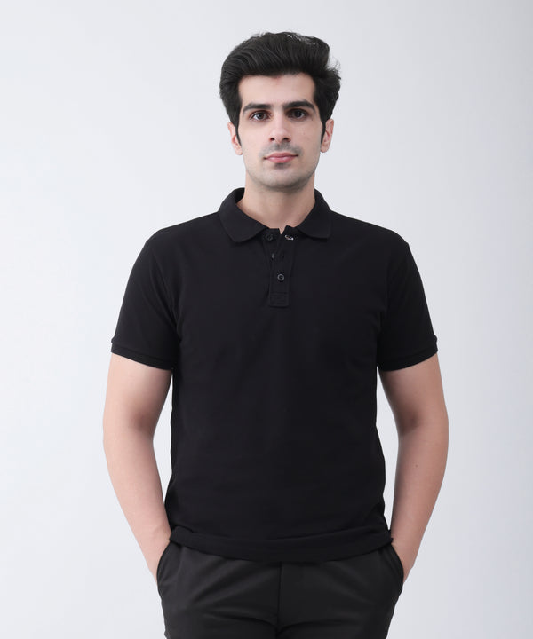 Interlock polo
