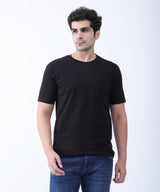 SJ round neck black