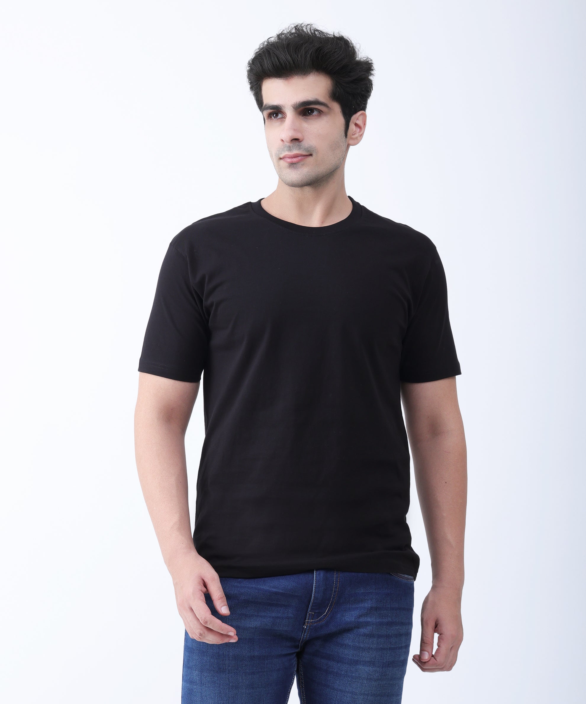 SJ round neck black