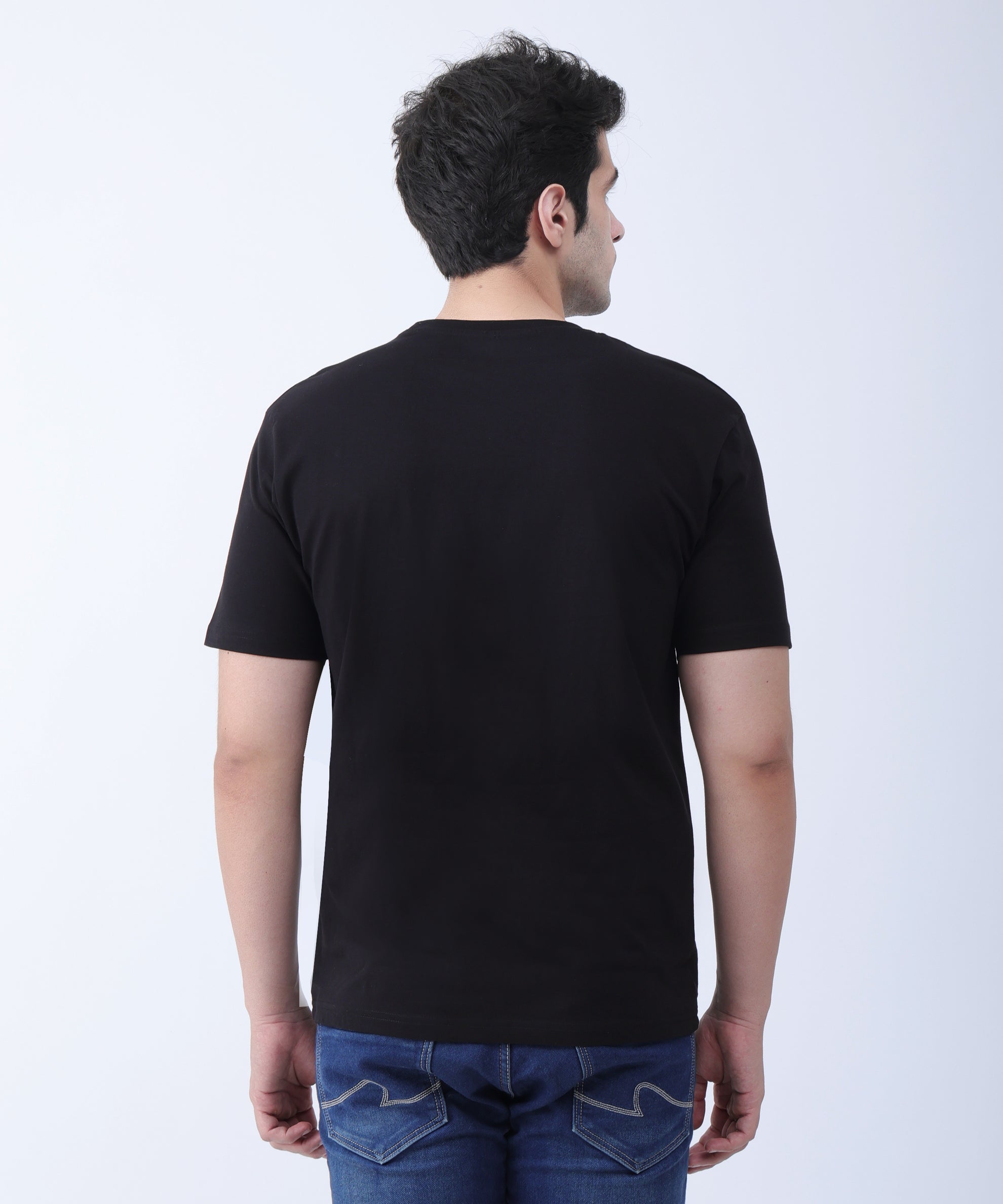 SJ round neck black