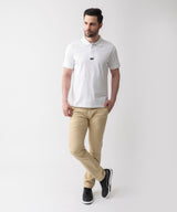 Interlock polo White