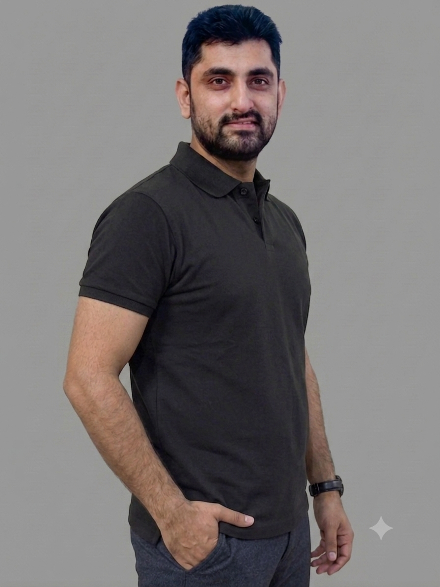 Interlock polo