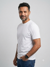 SJ round neck White