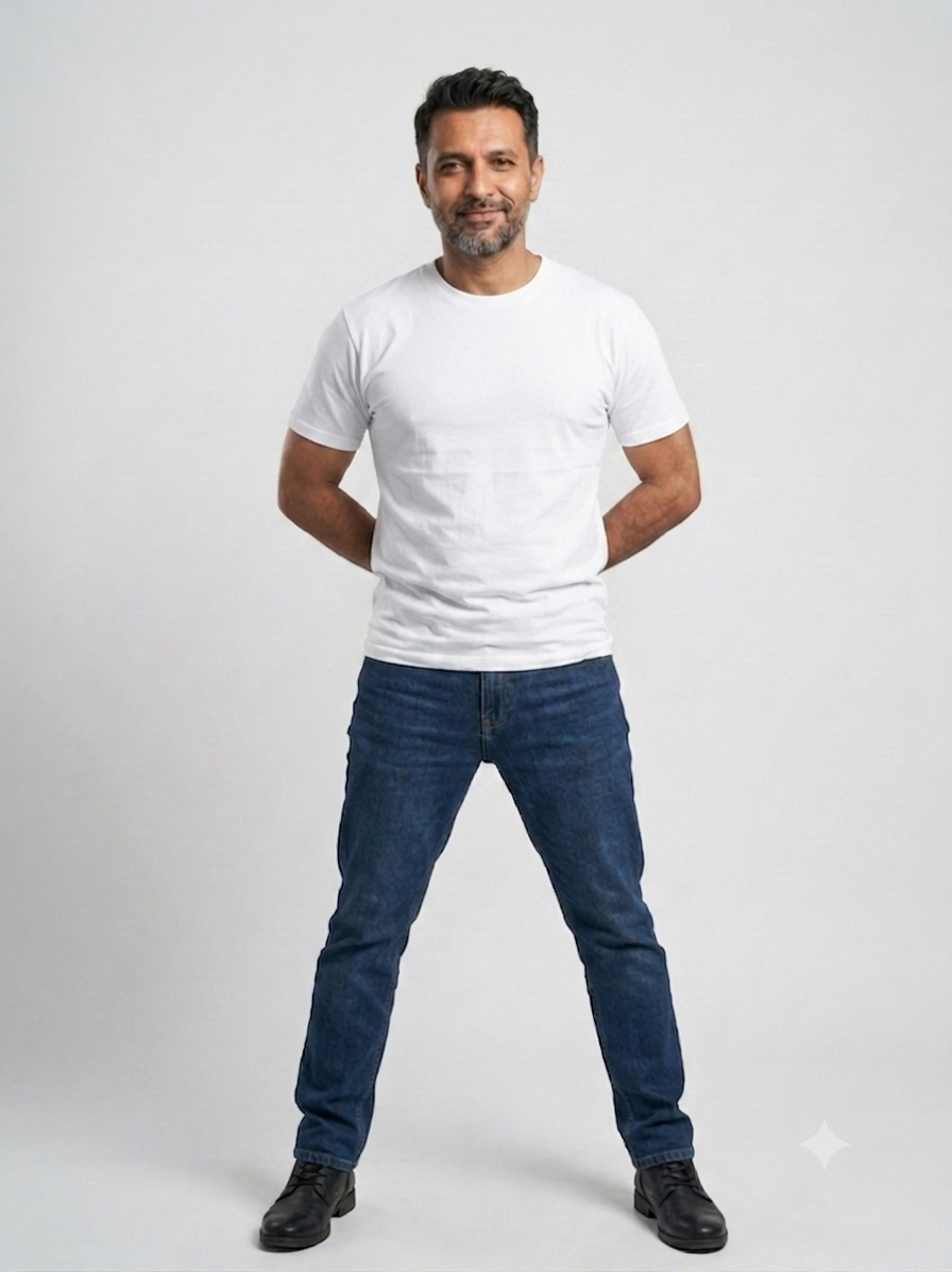 SJ round neck White