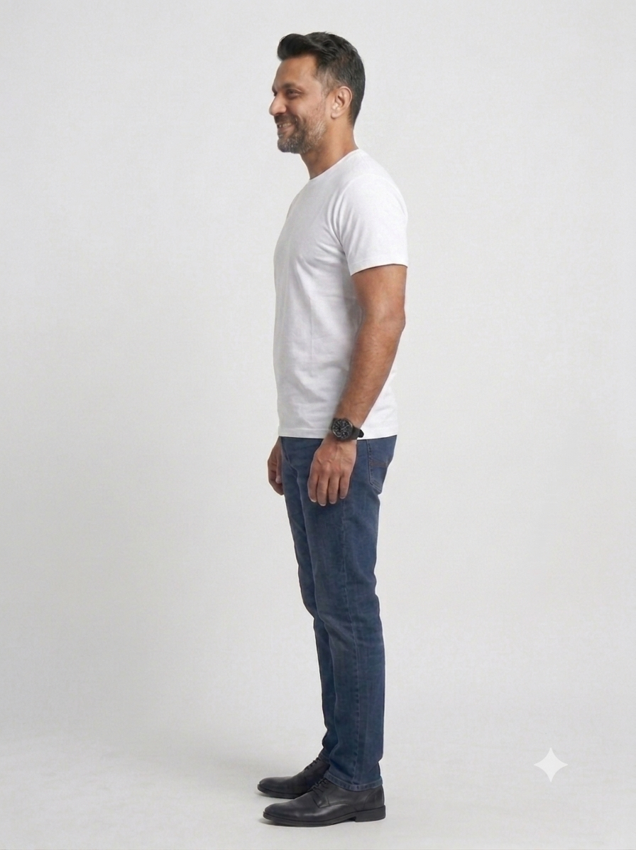 SJ round neck White