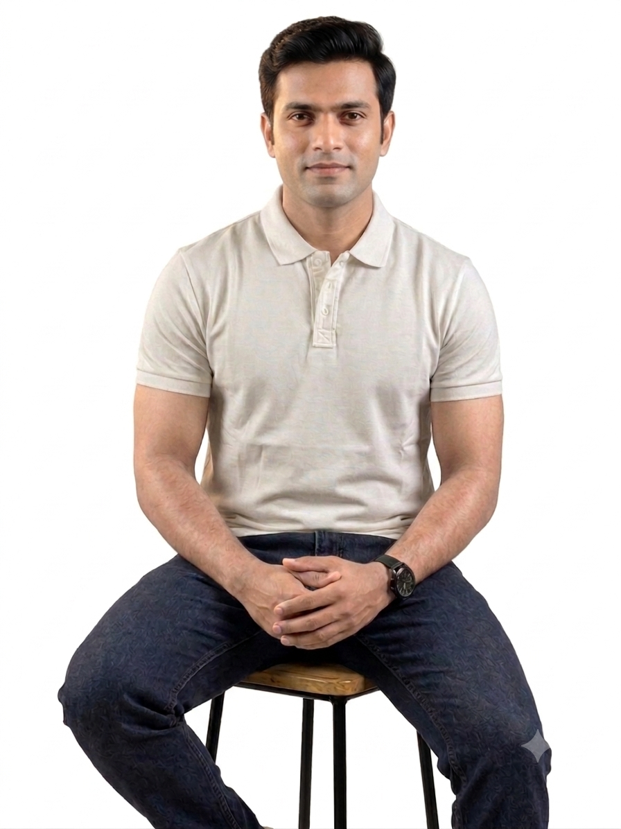 Interlock polo White