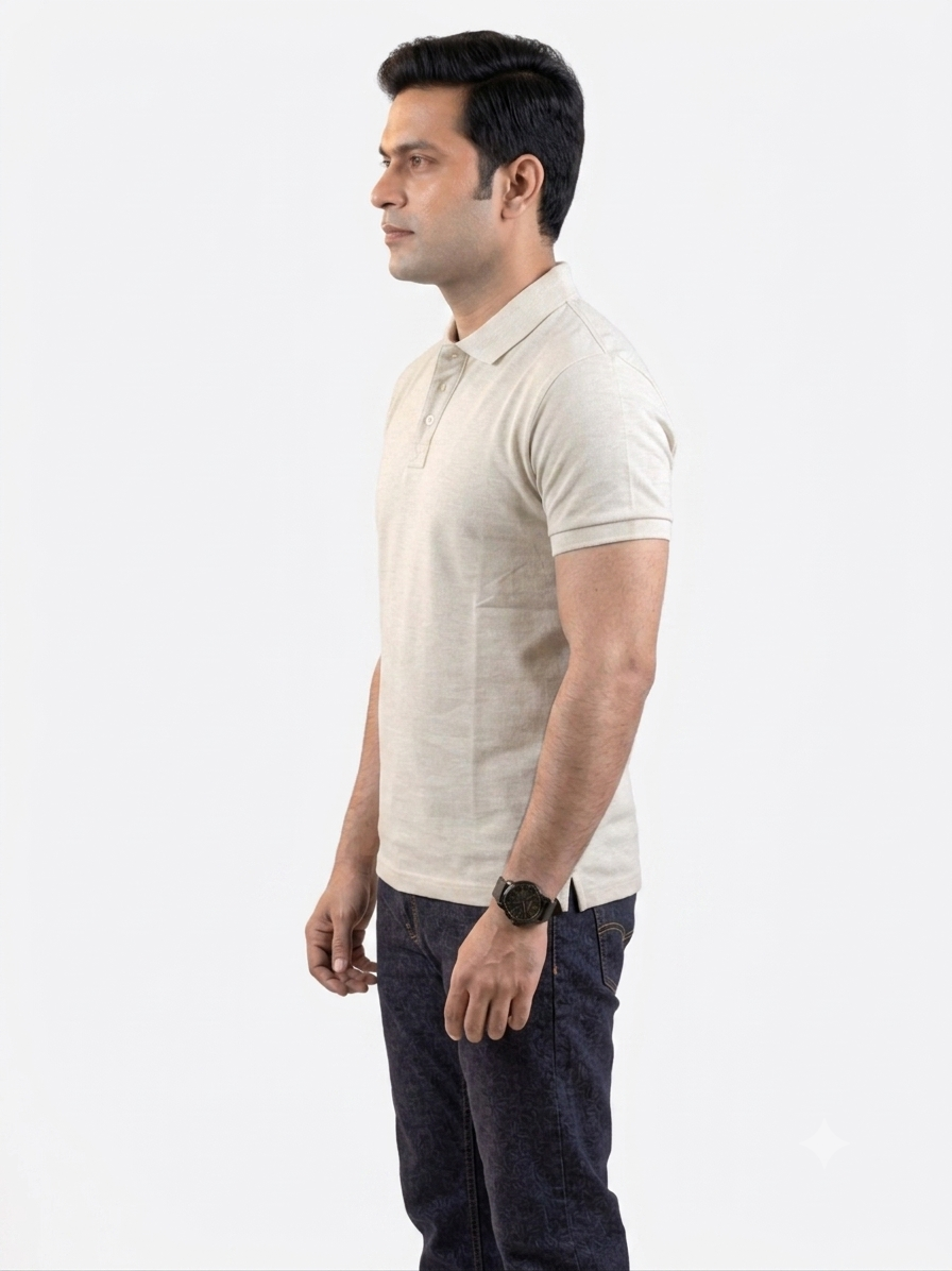 Interlock polo White